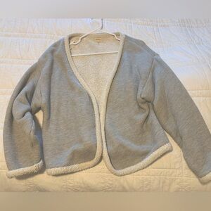 Donni terry sweater cardigan